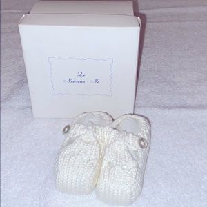 Knit Baby Booties by Le Nouveau-Né 0-3mo